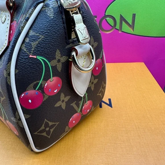 NEW Louis Vuitton LV x TM Murakami Cherry Cerises Speedy 20 - Picture 6 of 12